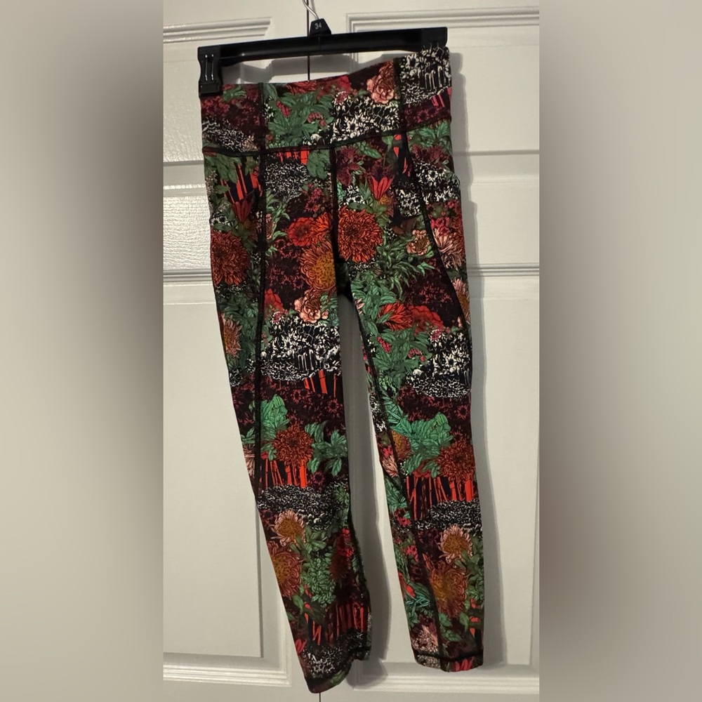 lululemon athletica Multicolor Floral Leggings
